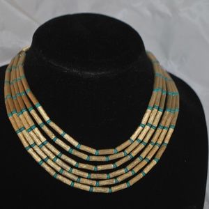 vintage, gold tone necklace